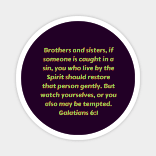 Bible Verse Galatians 6:1 Magnet